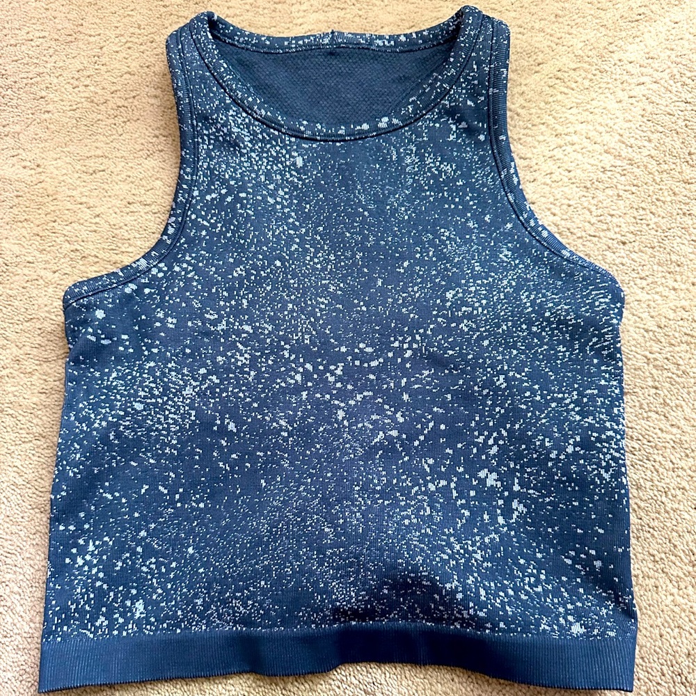 Lululemon Ebb to Street cropped Racerback tank